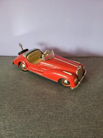 Distler - Cabriolet B-2727 - Voiture à remontoir - 1960-1969, Antiquités & Art, Antiquités | Jouets