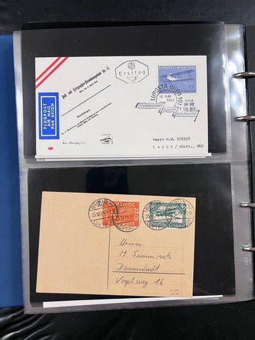 Monde - Collection de FDC / enveloppes et timbres dans 10, Gestempeld