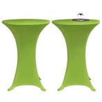 vidaXL Tafelhoes stretch 2 stuks 70 cm groen, Tuin en Terras, Verzenden, Nieuw