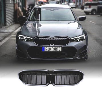 GRILLES BMW G20 23-25 LOOK M NOIR BRILLANT + LED, Verzenden