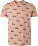 No Excess T-shirt Print Roze maat Maat 52/54 (L) Heren, Kleding | Heren, Maat 52/54 (L), Verzenden, Nieuw, No Excess