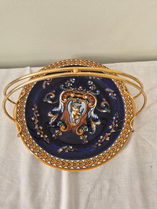 Gien - Schotel - Renaissance - Aardewerk, Antiquités & Art, Antiquités | Verre & Cristal