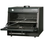 Houtkooloven-BBQ | Zwart | 75kg/u | GN 1/1 - GN 2/4 |, Verzenden, Nieuw in verpakking