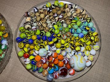 14.3kg - Knikkers Antique & Vintage Marble Mix!! 14.3kg