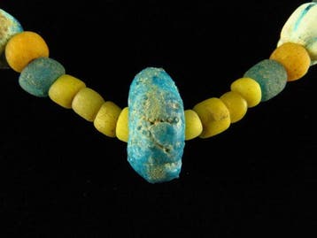 Oud-Romeins glas Ketting (Zonder minimumprijs)