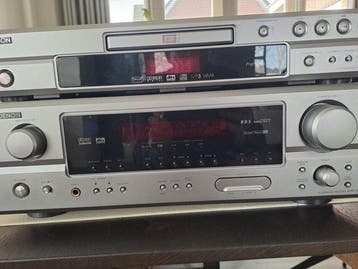 Denon - AVR 1306 Surround receiver en DVD 1720 en boksen, Nieuw