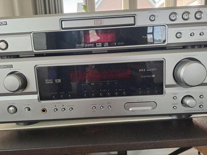 Denon - AVR 1306 Surround receiver en DVD 1720 en boksen, TV, Hi-fi & Vidéo, Radios