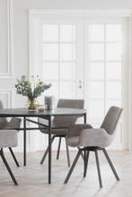 Houten eettafel zwart | rond | Skye | Rowico Home, Verzenden