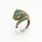 Zonder minimumprijs - Ring Zilver - Panthere Ring, Nieuw