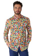 Feest Confetti Overhemd Heren OppoSuits, Verzenden, Nieuw