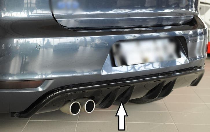 Diffuser voor Volkswagen Golf 6 GTD, Autos : Divers, Tuning & Styling, Enlèvement ou Envoi