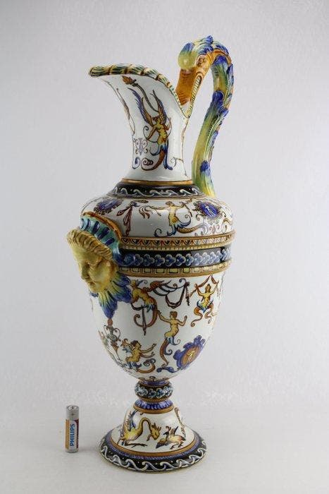 Faïencerie de Gien - Kan - Renaissance-serie - Aardewerk, Antiek en Kunst, Antiek | Glaswerk en Kristal