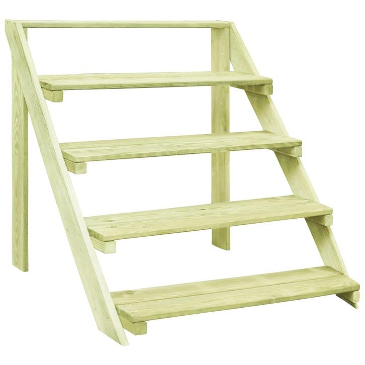 vidaXL Plantenstandaard 80x80x80 cm geïmpregneerd grenenhout, Tuin en Terras, Bloembakken en Plantenbakken, Nieuw, Verzenden