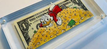 Lex (1979) - Uncle Scrooge “My Passion” Dollar Bill -frame