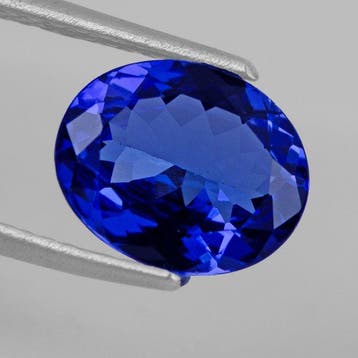 Bleu Tanzanite - 3.17 ct - International Gemological, Nieuw