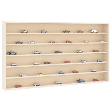 vidaXL Houten verzamelvitrine met 6 planken 100x9x55 cm, Verzenden