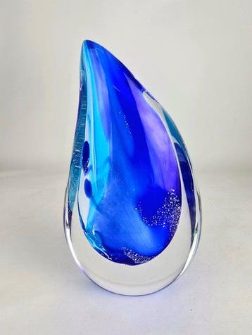 Oball - Vaas - Sommerso - Muranoglas - Blu
