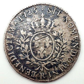 Frankrijk. Louis XVI (1774-1792). Écu aux branches dolivier