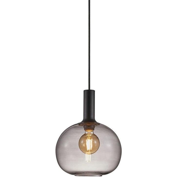 Nordlux Alton - hanglamp - diameter 25 cm - e27 - grijs, Maison & Meubles, Lampes | Suspensions, Envoi