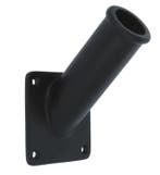 Vlaggenstokhouder met achterplaat aluminium zwart, Diversen, Vlaggen en Wimpels, Nieuw