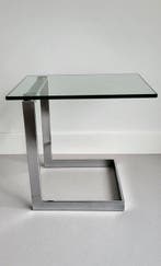 Gebra - Bijzettafel - Gehard glas/veiligheidsglas, Antiek en Kunst