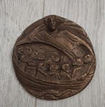 Wereld. 4 grote bronzen medailes /penningen Ongeveer 2000