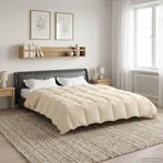vidaXL Zomer Deken Gekwilt Crème 200 x 240 cm Microvezel, Verzenden