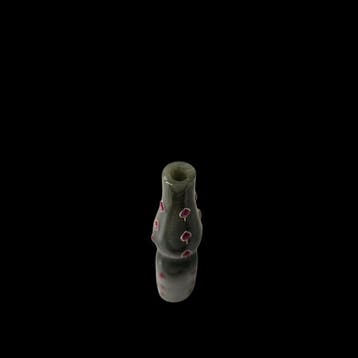 jade indien, mohnal, embout buccal de chicha - Jade - Inde -
