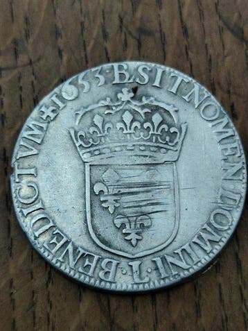 Frankrijk. Louis XIV (1643-1715). Ecu a la mèche longue