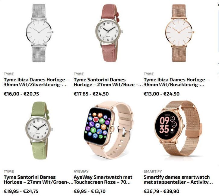 Opzoek naar een voordelige Horloge dames? Nu bij Retourkoop, Bijoux, Sacs & Beauté, Montres | Femmes, Envoi