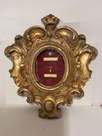 Reliekhouder - Hout, Textiel, Glas - 1800-1850 - Santa Croce