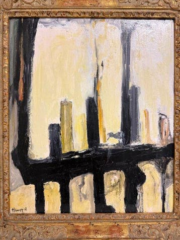 Paul Hémery (1921-2006) - Composition (with Van Thienen, Antiek en Kunst