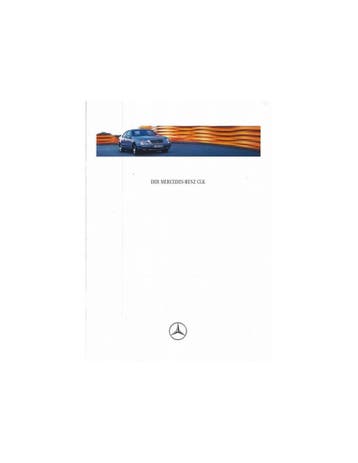 1997 MERCEDES BENZ CLK COUPE BROCHURE DUITS, Ophalen of Verzenden, Nieuw
