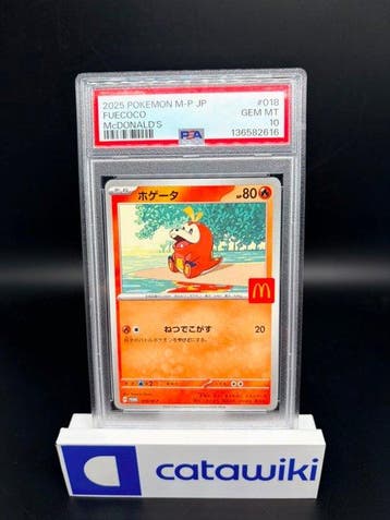 Pokémon - 1 Graded card - Fuecoco 018/M-P - Japanese, Nieuw
