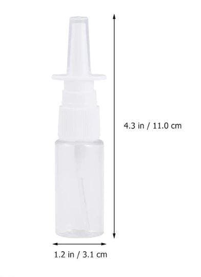 Neusspray flesje 15 ml       10 stuks, Sport en Fitness, Gezondheidsproducten en Wellness, Nieuw, Verzenden