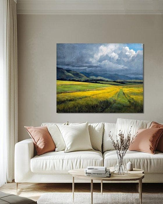 Chrystian Milanowski - The Calm Fields - XL, Antiquités & Art, Art | Objets design