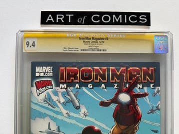 Iron Man Magazine #3 - Signed by Stan Lee - CGC Signature
