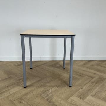 kantinetafel  70x70 cm,  ahorn - grijs, Gebruikt, Bureau