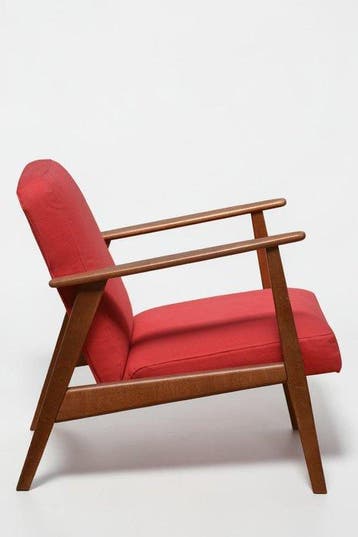 Fauteuil - Hout, Textiel