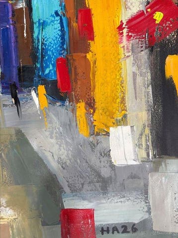 Hoang Anh (1984) - Intersections 120 100 cm, Antiek en Kunst