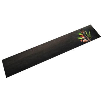 vidaXL Keukenmat wasbaar kruidenprint 60x300 cm fluweel, Verzenden