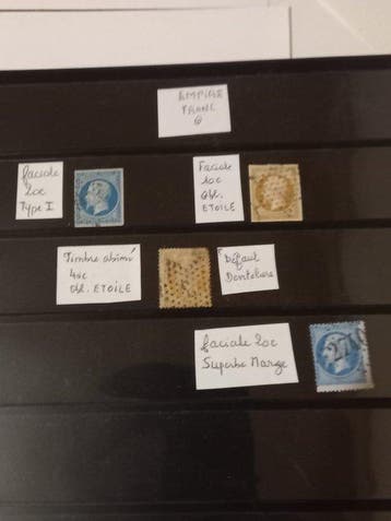 Frankrijk - Verzameling Franse zegels, gebruikt en enkele, Gestempeld