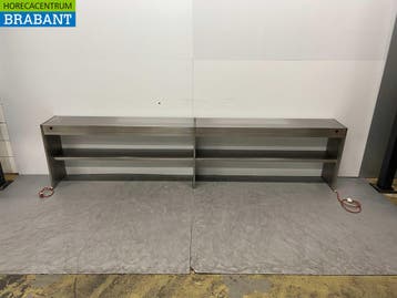 Pont chauffant en acier inoxydable Support chauffant 299 cm, Verzenden, Nieuw in verpakking