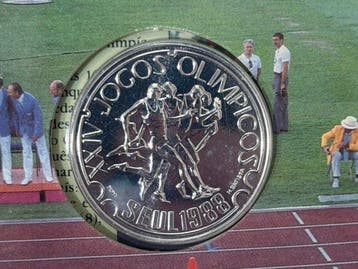 Portugal, Kaapverdië. 100 + 250 Escudos 4 Moedas (Zonder, Postzegels en Munten