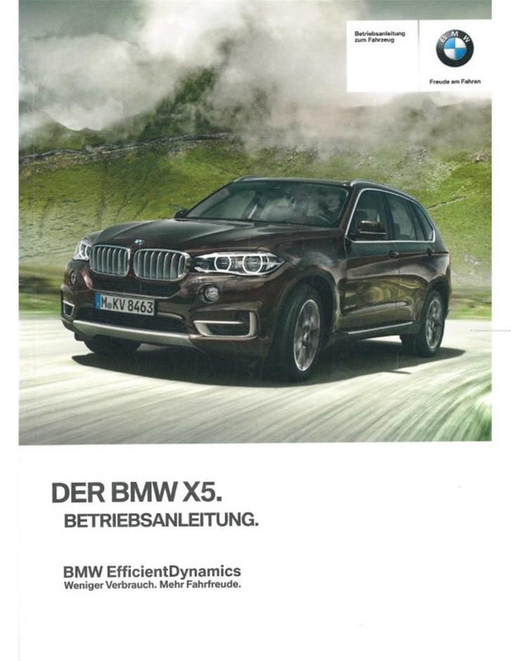 2017 BMW X5 INSTRUCTIEBOEKJE DUITS, Autos : Divers, Modes d'emploi & Notices d'utilisation