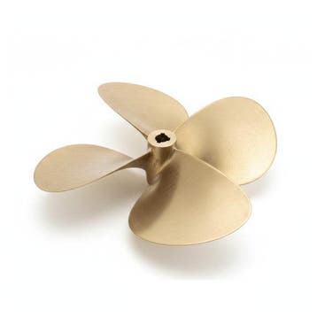 Bieden: Michigan Propellers 4-Blade Brass GL469 Propeller 2, Ophalen of Verzenden, Nieuw