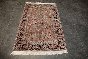 Kasjmier zijde - Tapijt - 118 cm - 82 cm - zijden tapijt, Nieuw
