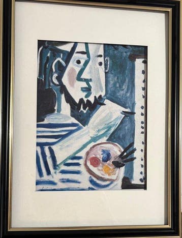 Pablo Picasso (1881-1973) - Lot de 2 portraits signés, Antiek en Kunst