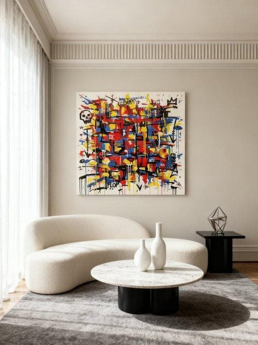 Omhie - The Failing Erasure, Antiquités & Art, Art | Peinture | Moderne