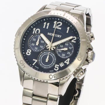 Mercury - Swiss Made Chronograph Watch - ME390-SS-9 - Sans, Nieuw